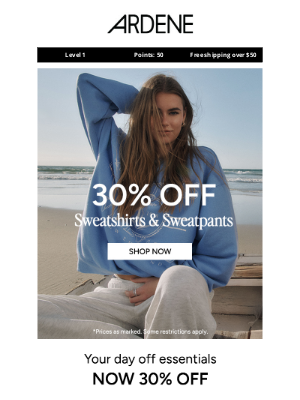 LOUNGE? It's all 30% off