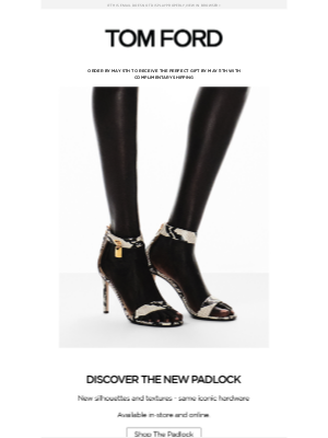 TOM FORD - DISCOVER THE NEW PADLOCK