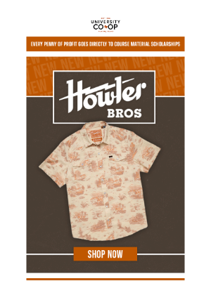 University Co-op - NEW: Howler Brothers x Longhorn