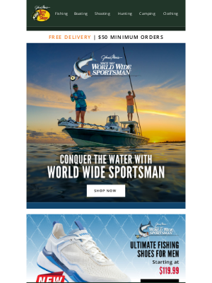 Bass Pro Shops - World Wide Sportsman: Built For Fishing