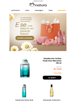 Natura (Brazil) - OFERTAS para o Dia das Mães