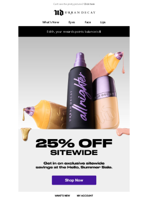 Urban Decay - Unlock Your Best Look: 25% Off Sitewide