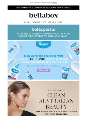 bellabox (Australia) - It's bella perk time! 🥳