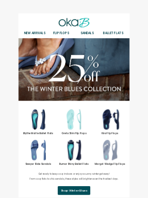 Okabashi Brands - Save on Winter Blues 💙