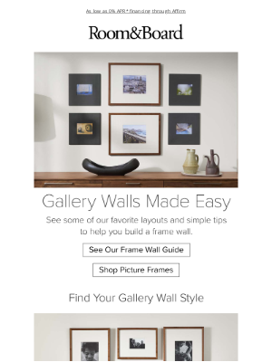 Room & Board - Our best gallery wall ideas