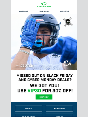 Cutters Sports - 🏈 Exclusive 30% OFF Just For You
