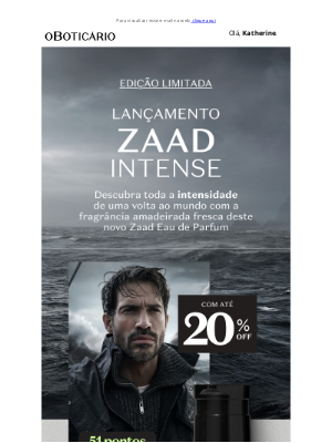O Boticário (Brazil) - Descubra o novo Zaad Intense 🌏