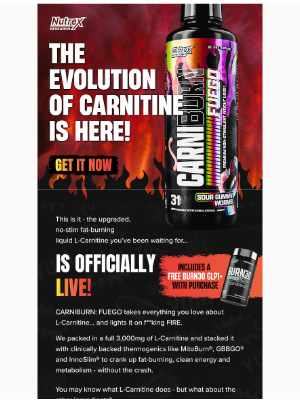 Nutrex Research - FUEGO Has Officially Dropped.