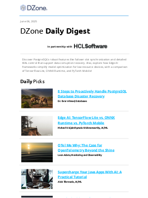 DZone - 8 ways to stay ahead of PostgreSQL disasters