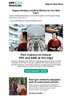 Hewlett Packard Enterprise - Janie, five reasons to choose HPE and AMD for edge compute