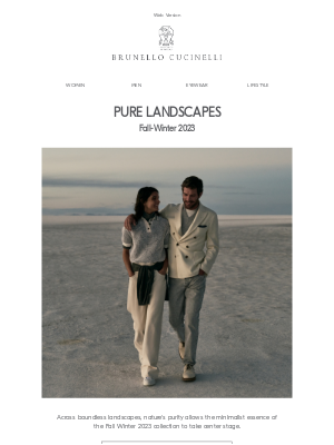 Brunello Cucinelli Fall 2023: Pure Landscapes