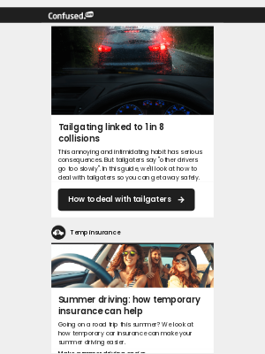 Confused - Tailgating links 1 in 8 crashes