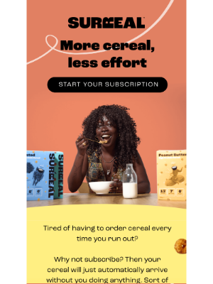 Surreal (United Kingdom) - Never run out of cereal again (probably)