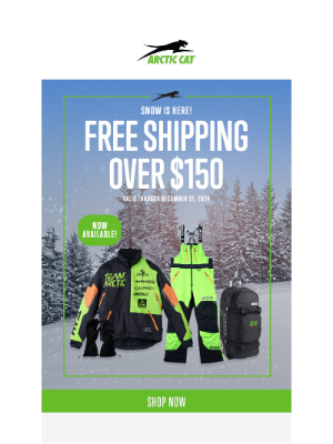 Arctic Cat - SNOW IS HERE - Enjoy Free Shipping at $150! ❄️