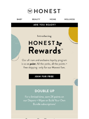 The Honest Company - Introducing: Honest Rewards ✨