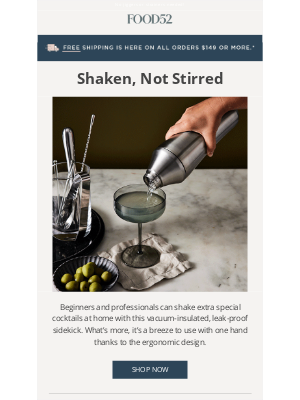 Food52 - The hybrid cocktail shaker we can't stop talking about.