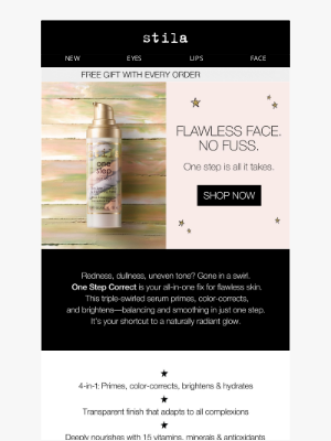 Stila Cosmetics - Flawless Skin? Just One Step Away.