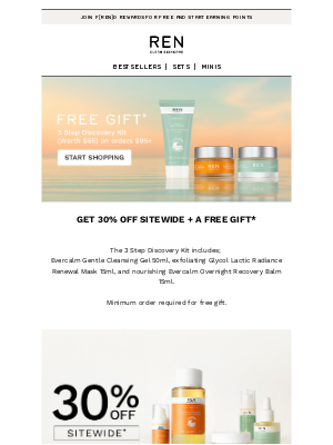 REN Skincare (United Kingdom) - You FREE gift is waiting inside*