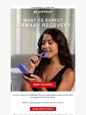 AIRWAAV - Your First Night with the AIRWAAV Recovery Mouthpiece: What to Expect