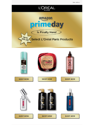 L'Oreal Paris - AMAZON PRIME DAY DEALS NOW!