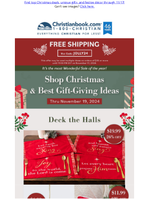 Christian Book Distributors - Wonderful Christmas Sale + Free Shipping on Gifts They'll Love!