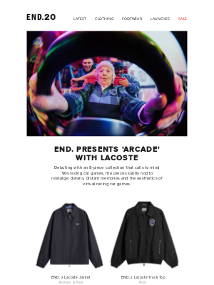 END. - END. x Lacoste 'Arcade' - online now