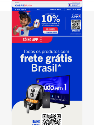 Casas Bahia (Brazil) - O APP Casas Bahia inteiro com Frete Grátis*