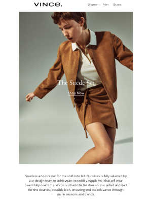 Vince - Trending Now: The Suede Set