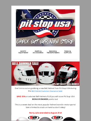 Pit Stop USA - Shop Now for Summer Helmet Deals!