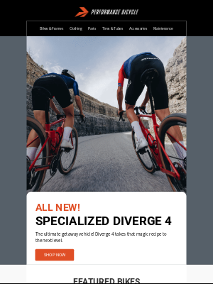 Performance Bicycle - All New! Specialized Diverge 4