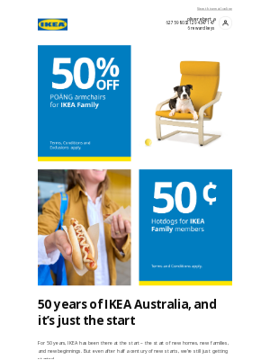 IKEA (AU) - oliver, we're turning 50!