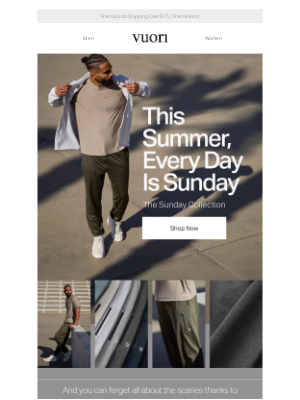 Vuori - Summer Staples: The Sunday Collection