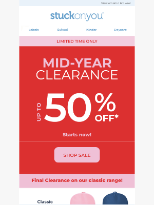 Stuck on You - 🎊 Unbeatable Mid-Year Clearance Sale: Don't Miss Out on Huge Savings!