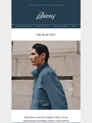 Brioni - The blue edit
