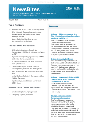 SANS Institute - SANS NewsBites Vol. 27 Num. 35 : Microsoft: New Accounts are claveless, Authenticator's clave Manager Will be Deprecated, Skype is Retired; eCommerce Supply Chain Attack Lay Dormant Six Years