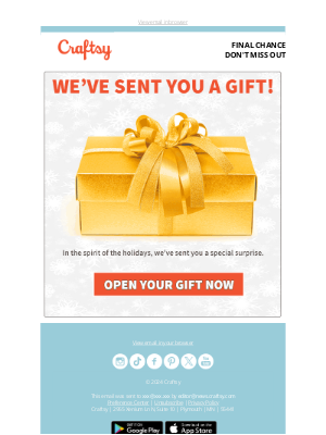 Bluprint - Claim Your Holiday Surprise Now