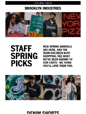 Brooklyn Industries - Our Team's Spring Faves Are In ✨