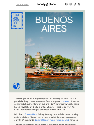 Lonely Planet - Spend a weekend in Buenos Aires