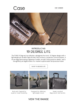Case Luggage - Meet 19 Degree Lite – The Lightest in the 19 Degree Collection