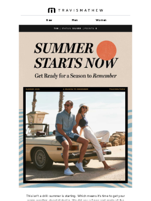 Travis Mathew - Your Summer Starts Here