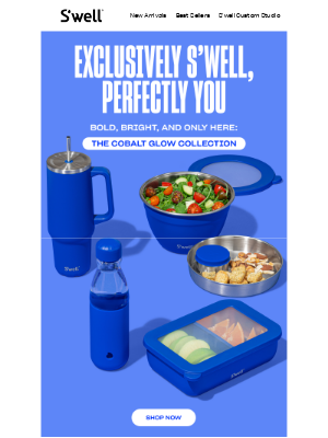 Find The Cobalt Glow Collection Exclusively At Swell.com