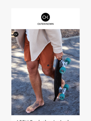 Outerknown LLC - Field Testing the APEX Evolution Trunks