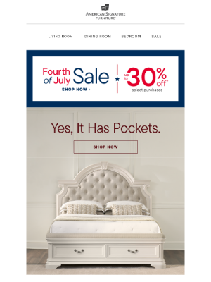 American Signature - Up to 30% OFF storage beds means you'll sleep like a baby.