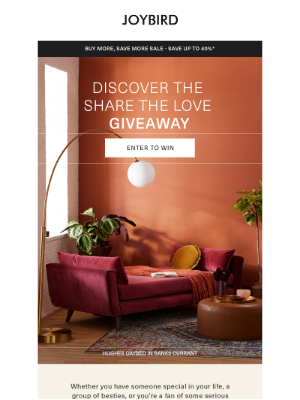 Joybird - 💞 Enter the Share the Love Giveaway