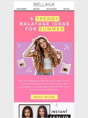 BELLAMI Hair - ✨ 5 TRENDY Balayage Ideas for 🌞 Summer