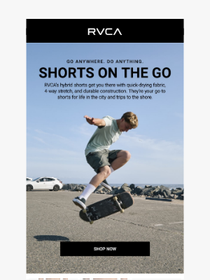 RVCA - Go anywhere. Do anything.