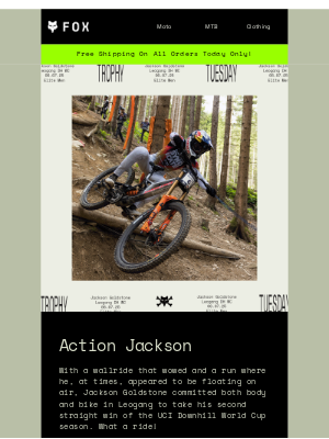 Fox Racing - Trophy Tuesday: Back-to-Back, Jackson!
