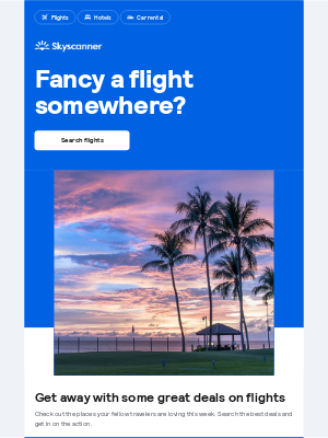 Skyscanner  - Land on a great deal ✈️