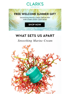 Clark's Botanicals - Your Free Summer Gift Has Arrived