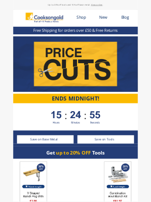 Price Cuts End Tonight! Don't Miss Out ⏳